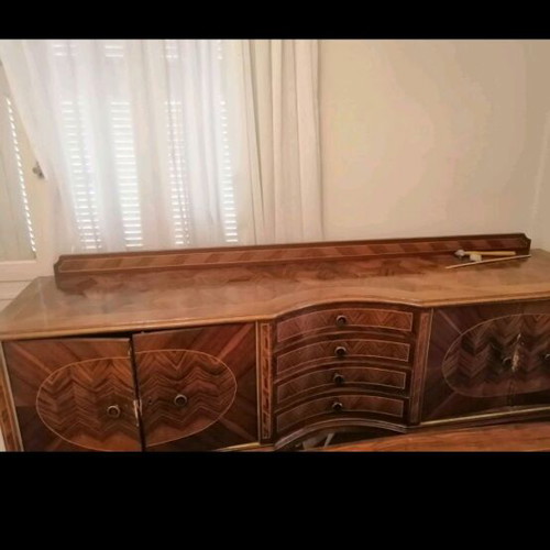 Marquetry buffet from the 1970s like new