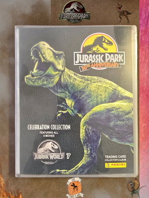 Jurassic Park 30th Anniversary Panini Album new, 92 of 189 cards