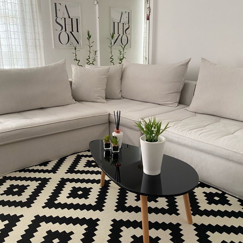 Wooden coffee table new with glossy lacquer surface