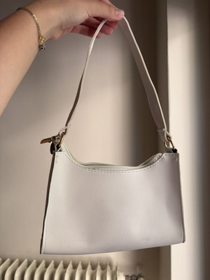 Shein white shoulder bag used with small stain
