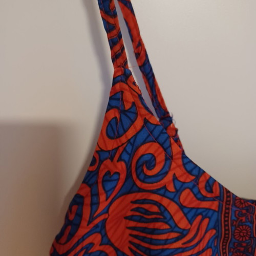 Women's silk top like new, multicolor, size L