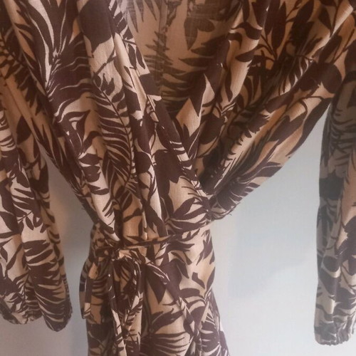Mango women's dress brown like new, size L