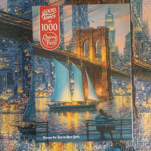 Cherry Pazzi 1000-piece puzzle like new, Dream for Two in New York