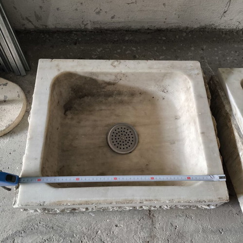 Marble sinks used, ideal for garden and barbecue