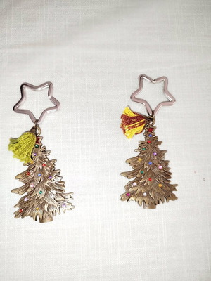 Christmas tree keychain new