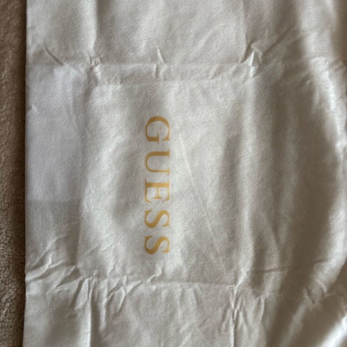 Guess dust bag new, white and beige