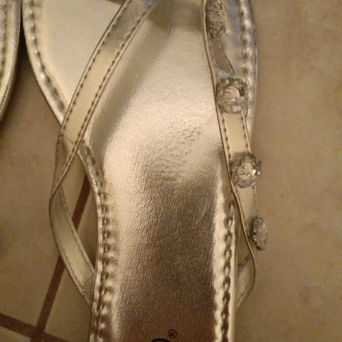 Migato Silver Summer Toe Sandals New Size 38