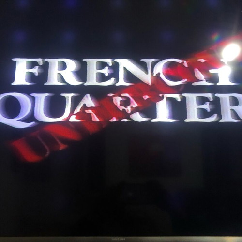 French Quarter Undercover VHS used with Greek subtitles