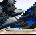  JORDAN 1 MID No43 BLACK/ROYAL BLUE