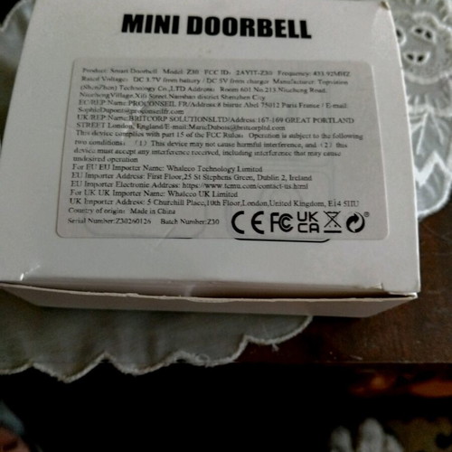 Smart wireless video doorbell new with camera and chime