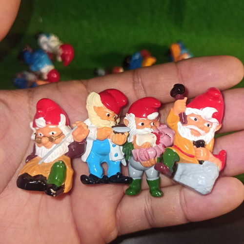 Kinder Surprise 1992 Dwarfs Professions Complete Collection 10/10 figures