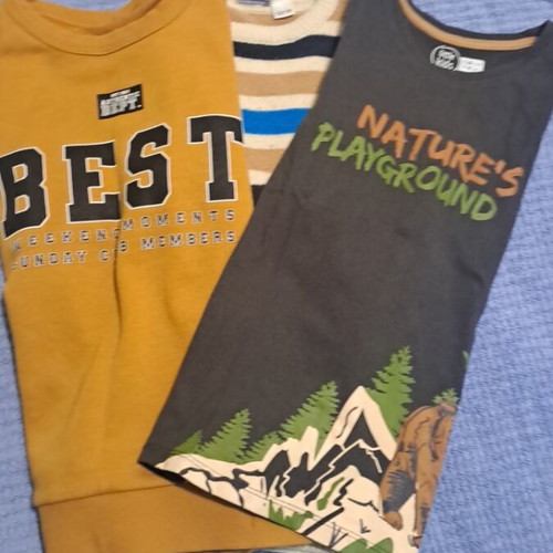 Children's sweaters used, size 128 cm, age 6