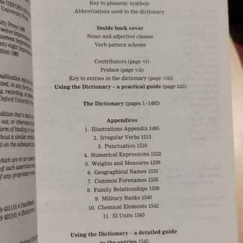 Oxford Advanced Learner's Dictionary illustrated, like new