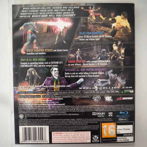 Mortal Kombat vs. DC Universe PS3 game
