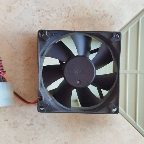 PC case fans set 80mm Molex with airflow duct new