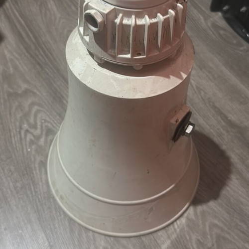 Announcement horn used, outdoor megaphone type