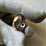  Χρυσό δαχτυλίδι 14Κ με ζιργκόν, 7.49γρ., νούμερο 58.