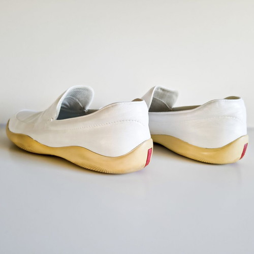 Prada Sailing Sneakers size 45 used, white leather