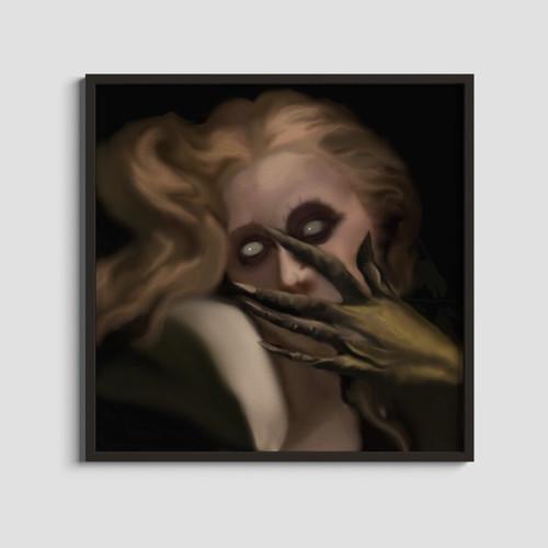 Art print 25 × 25 cm new, signed artwork