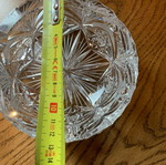 Bohemian crystal ashtrays used, pack