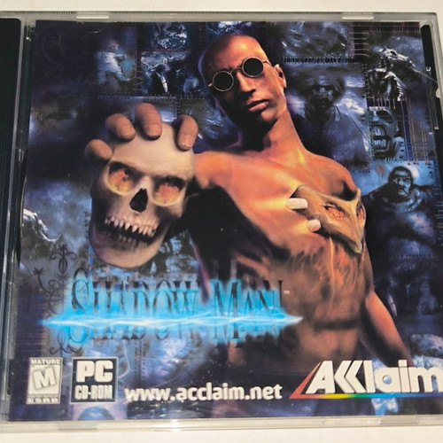 Shadowman PC game used with manual and map