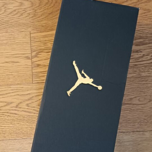 Nike Air Jordan Empty Box new with gold Jumpman logo