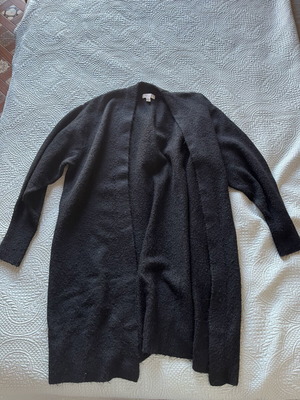H&M Winter Long Cardigan Used Size S Black