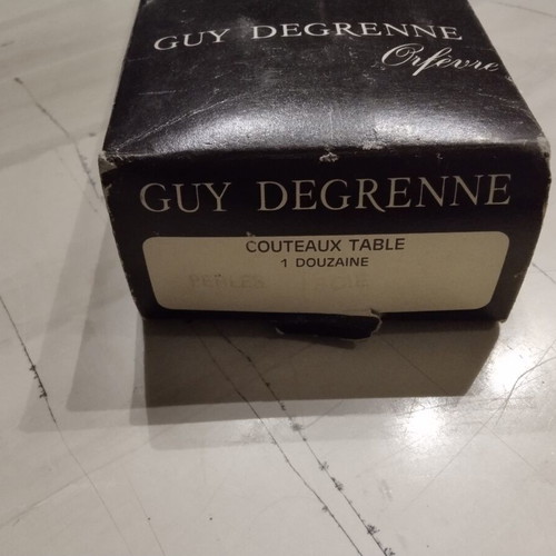 Vintage Guy Degrenne Perles Cutlery Set 46 Pieces New