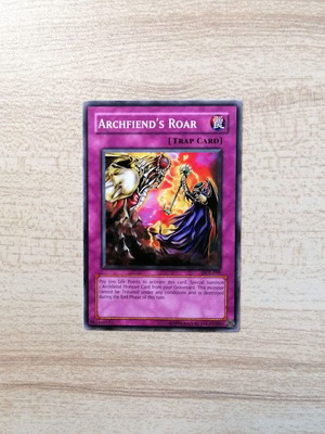 Yu-Gi-Oh! Archfiend's Roar DCR-099 Trap Card near mint