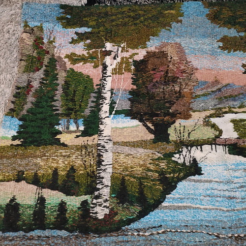 large handmade wall tapestry