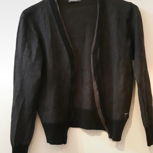 Combos wool cardigan used, size L, black and gray