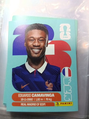 Αυτοκόλλητο Panini FIFA World Cup 2026 Eduardo Camavinga σαν καινούργιο