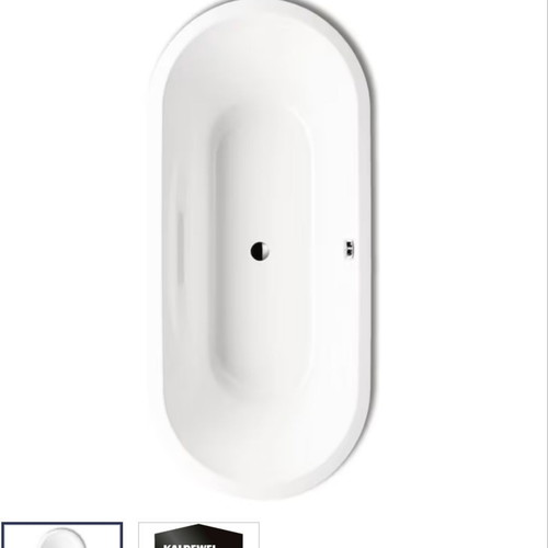 Kaldewei steel bathtub new 170x75 cm with enamel