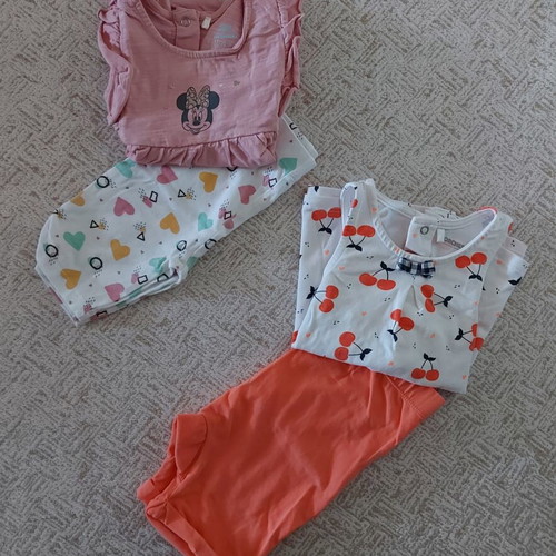 Orchestra summer clothing sets for 12 months like new, 2 sets