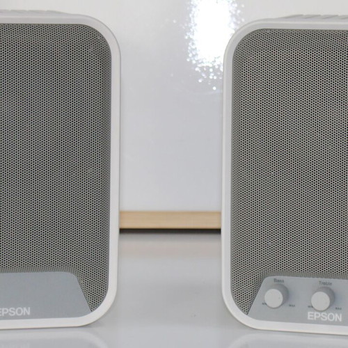 Ενεργά ηχεία Epson ELPSP02 μεταχειρισμένα, 2x30W, Ιαπωνία