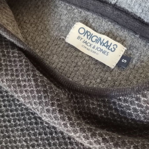 Jack & Jones sweatshirt Small like new, black and grey, 100% cotton