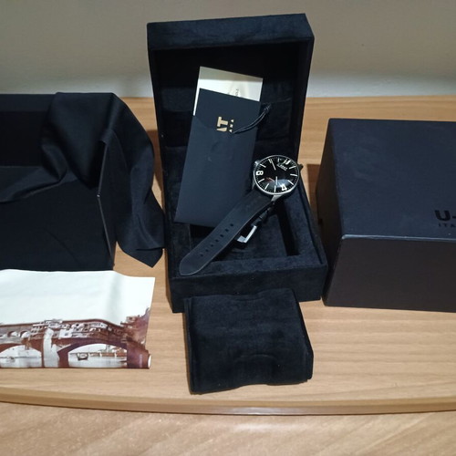 U-Boat Darkmoon 8463/B watch like new, unisex, gray and beige