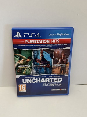 Uncharted The Nathan Drake Collection PS4 като нова гръцка версия