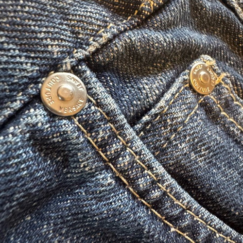 Versace denim shorts like new, size XS/S, blue