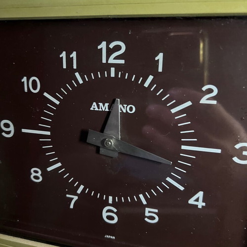 Amano mechanical time clock used, model 6000L