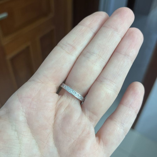 Swarovski silver ring with crystals