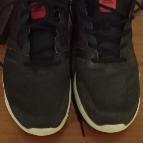 Adidas men's athletic shoes like new, size 44, blue and red