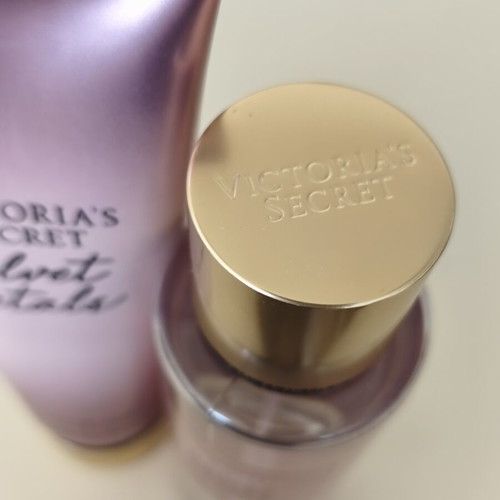 Victoria's Secret Velvet Petals body mist and lotion set