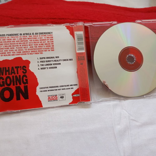 Artists Against AIDS Worldwide What's Going On CD Maxi-Single 2001