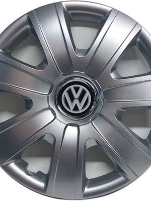 Marke hubcaps 14'' for VW, set of 4, silver plastic