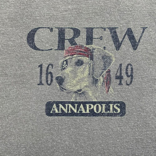 Men's Annapolis 1649 Crew T-Shirt used, gray, size XL/XXL