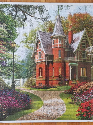 Framed puzzle like new 0.50x0.70 m