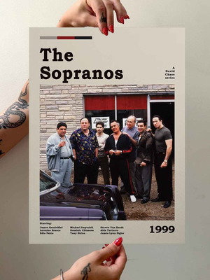 Sopranos A3 poster new, 41x29 cm