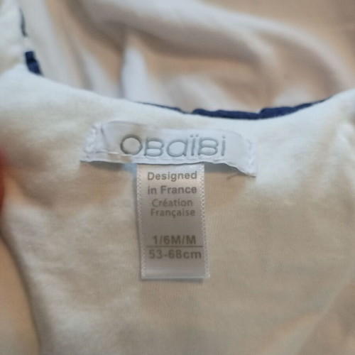 Obaibi baby sleeping bag up to 6 months like new