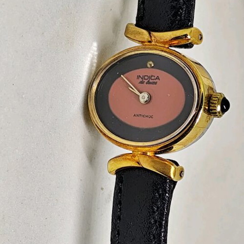 Indica Vintage Ladies Watch Swiss Tech new, gold plated